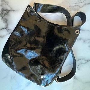 Longchamp Patent Leather Crossbody with matching wallet